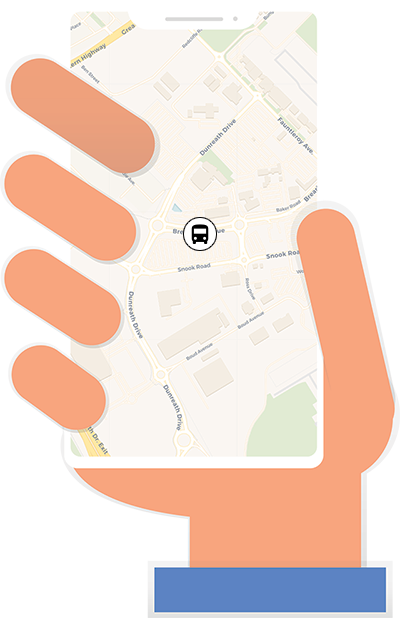 Hamer Airport Parking Real-time Bus Tracker