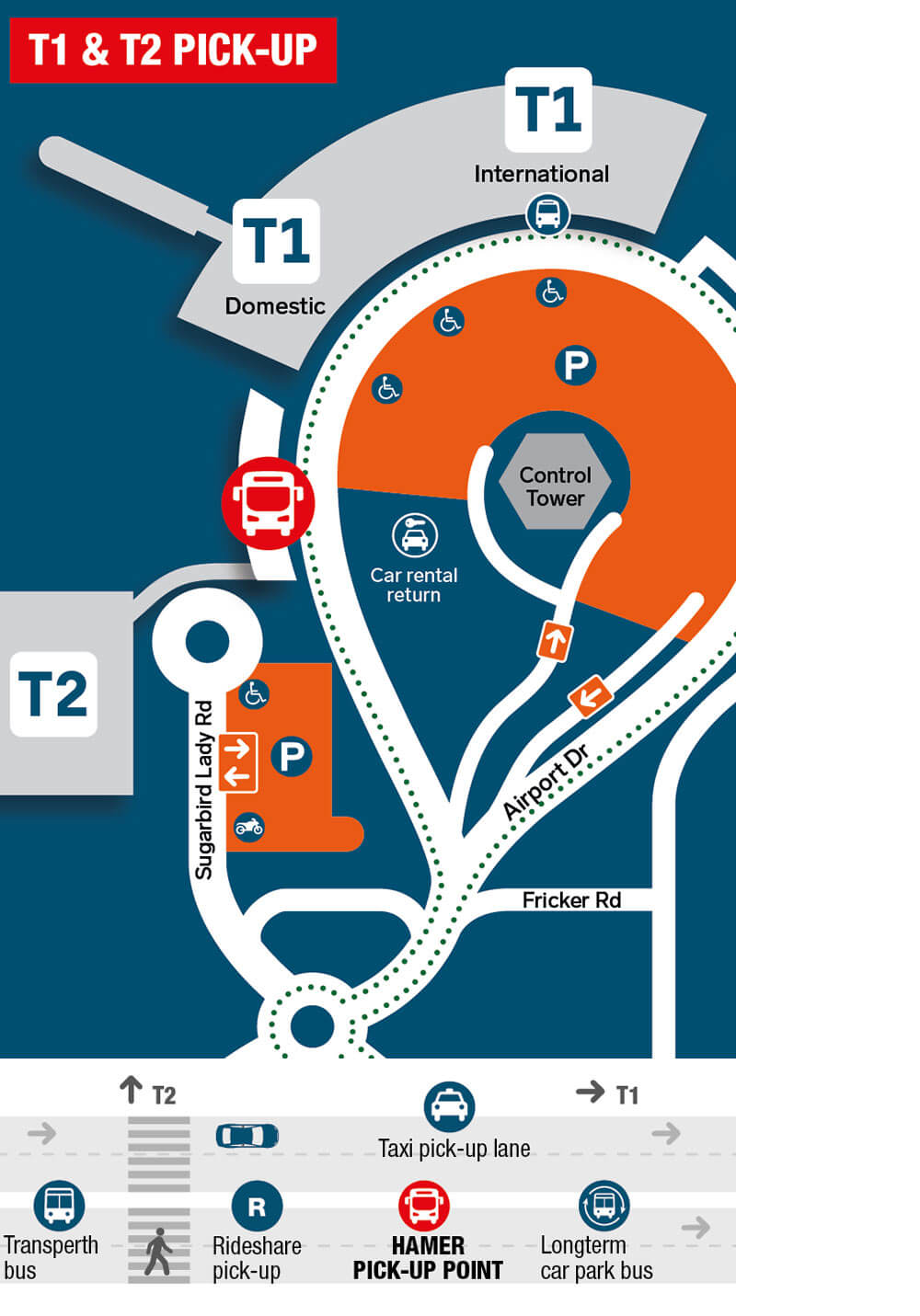 Shuttle T1 T2 6am Till 7pm Weekdays Hamer Airport Parking orlando-airport-parking